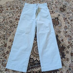 Light Blue Wide-Leg Jeans